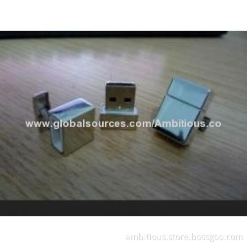Innovative design USB cufflinks, high end silver USB flash drive